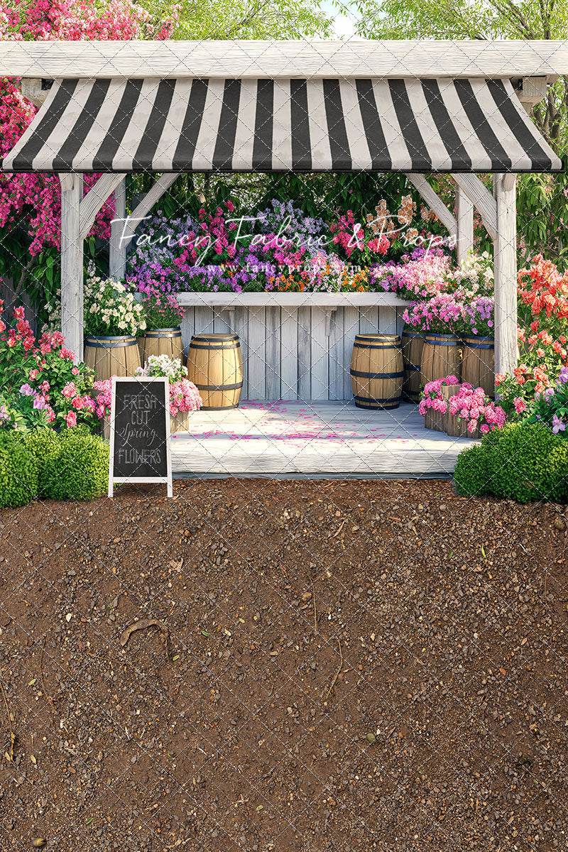 Country Spring Flower Shoppe - With Sweep Option