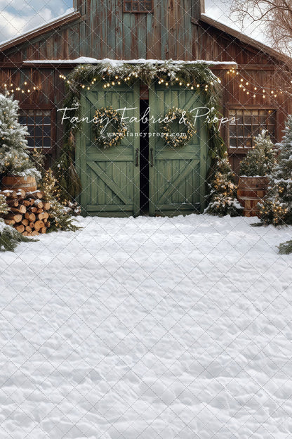 Cozy Christmas Barn - with Sweep Option