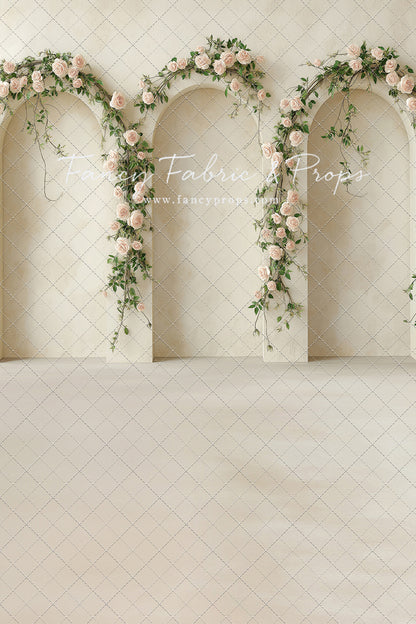 Cream Rose Courtyard - With Sweep Option