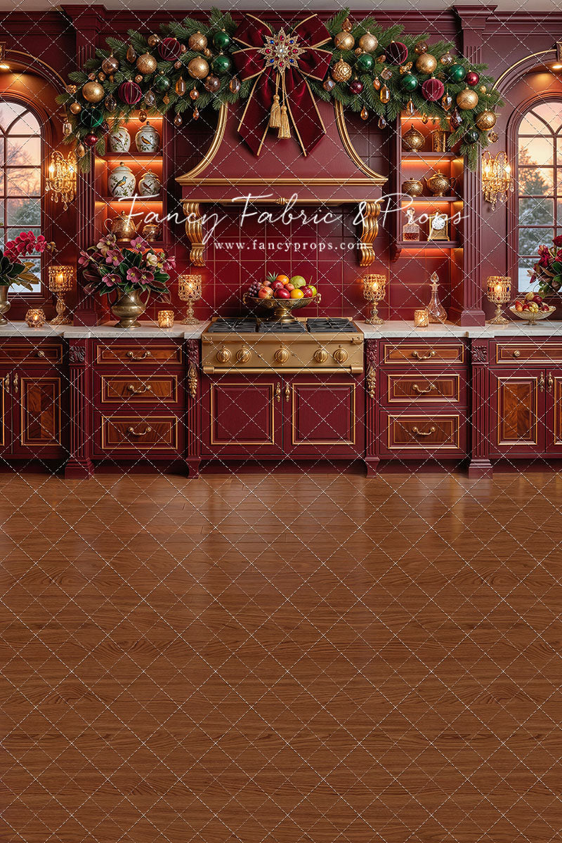 Elegant Scarlet Kitchen - With Sweep Option