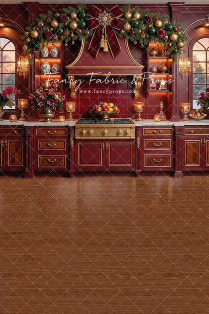 Elegant Scarlet Kitchen - With Sweep Option