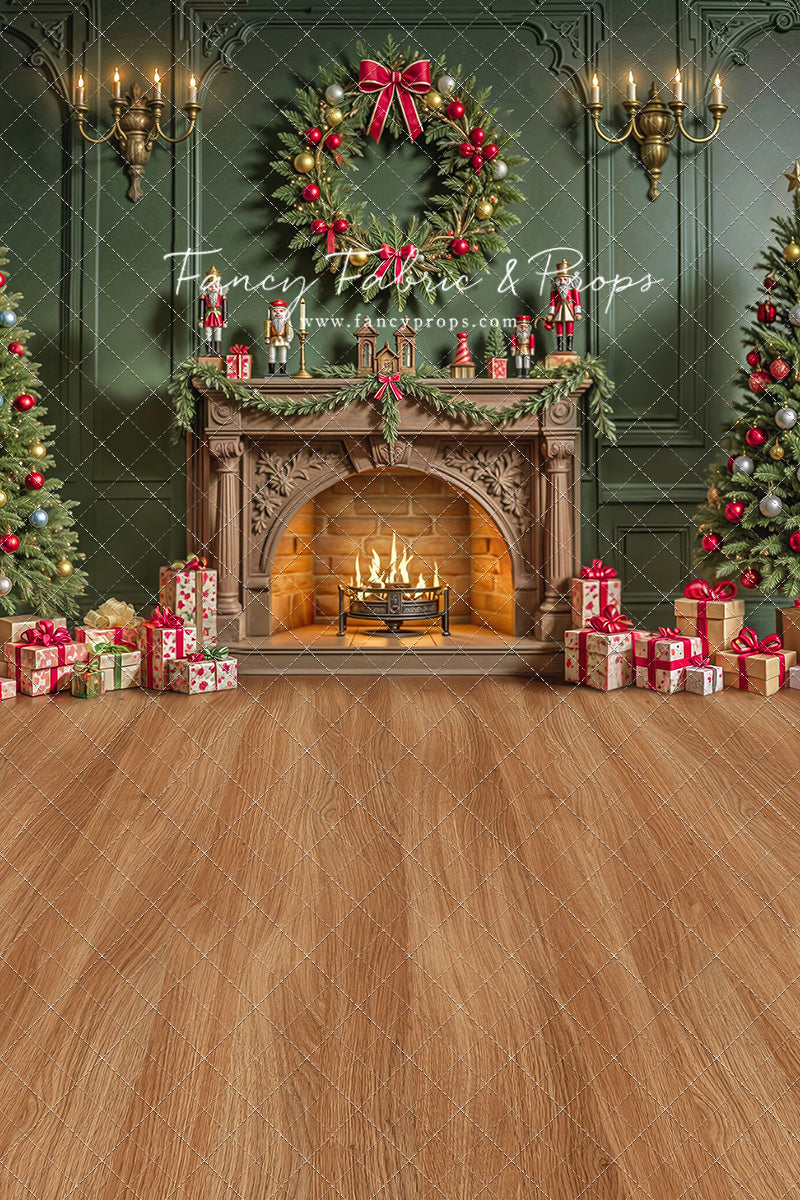 Emerald Christmas Room - with Sweep Option