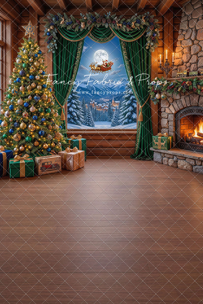 Emerald Mountain Sleigh View - with Sweep Option
