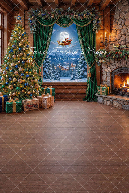 Emerald Mountain Sleigh View - with Sweep Option
