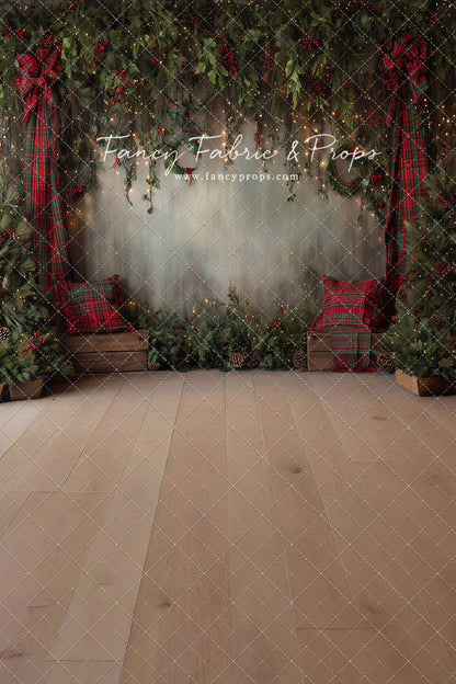 Evergreen Tartan Nook - With Sweep Option