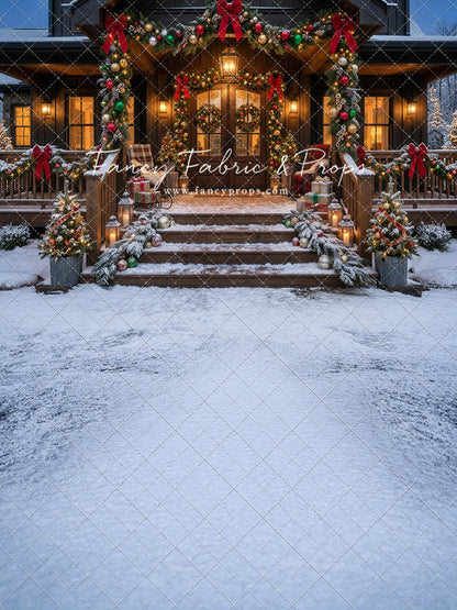 Festive Front Porch - With Sweep Option