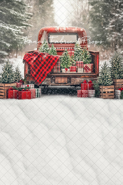 Festive Pickup Truck - with Sweep Option