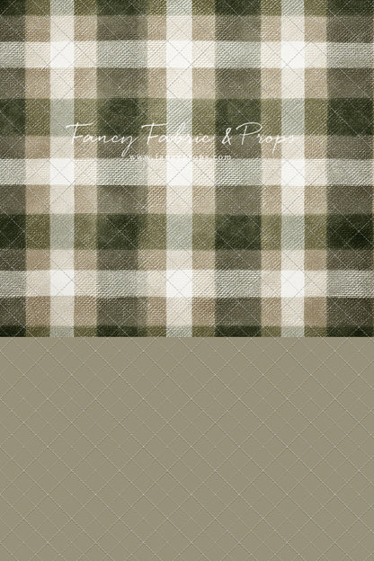Frosted Pine Plaid - With Sweep Option