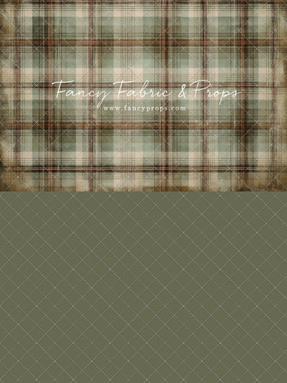 Frosted Plaid Spruce - With Sweep Option