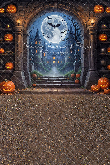 Gothic Halloween Gateway - Dirt Floor - With Sweep Option