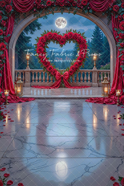 Heart of Roses - With Sweep Option