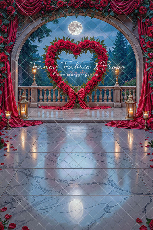 Heart of Roses - With Sweep Option