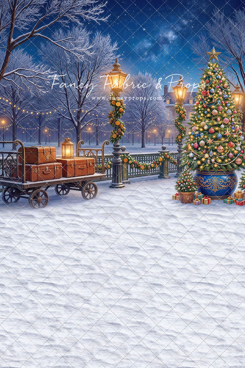 Holiday Train Station - With Sweep Option