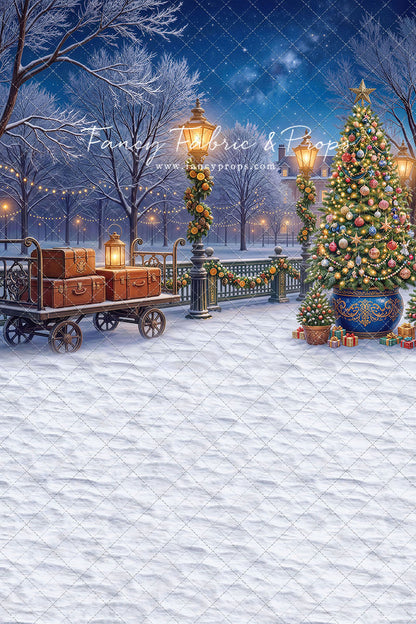 Holiday Train Station - With Sweep Option