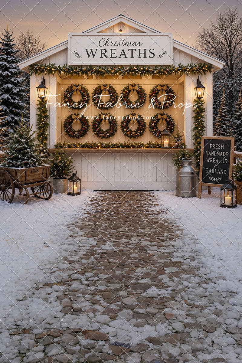 Holly Wreath Stand - with Sweep Option