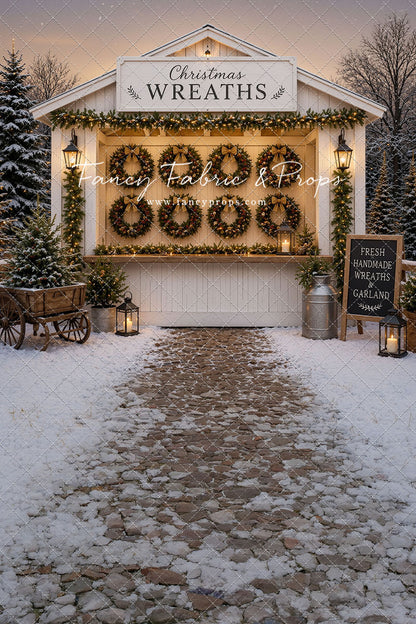 Holly Wreath Stand - with Sweep Option