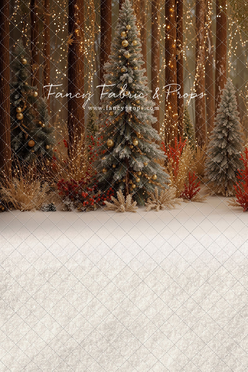 Holly & Pine Forest - With Sweep Option