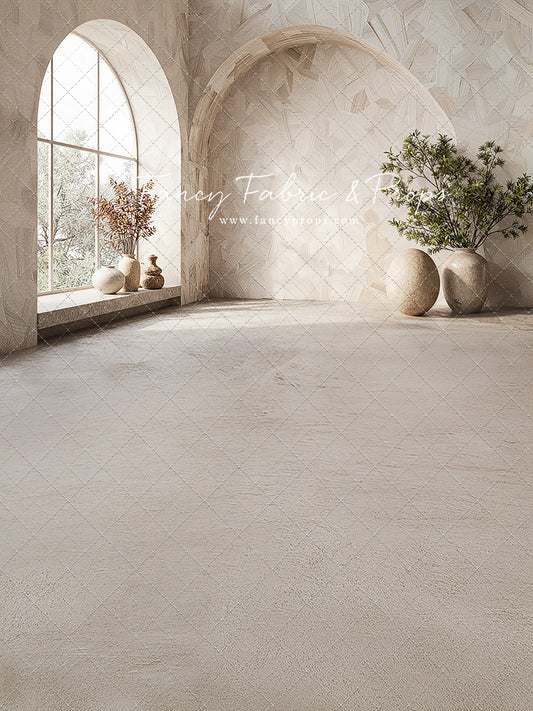 Ivory Vista Arch - With Sweep Option