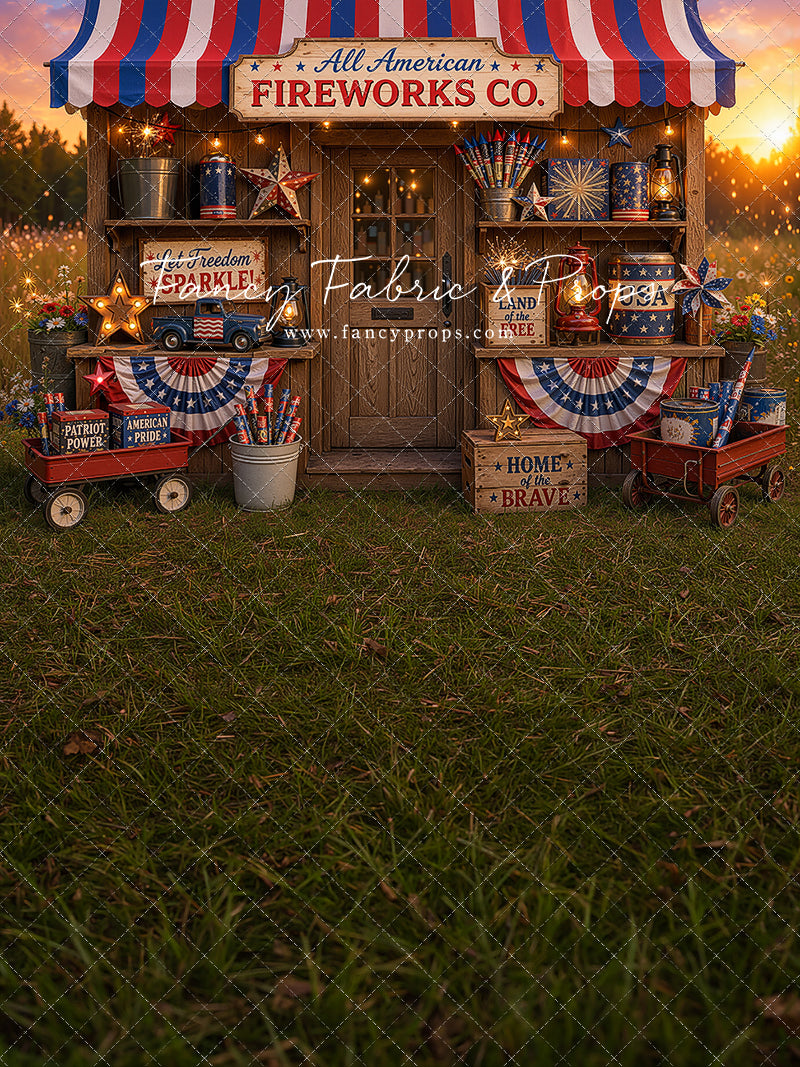 Liberty Sparks Fireworks Stand - With Sweep Option