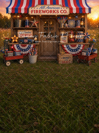 Liberty Sparks Fireworks Stand - With Sweep Option
