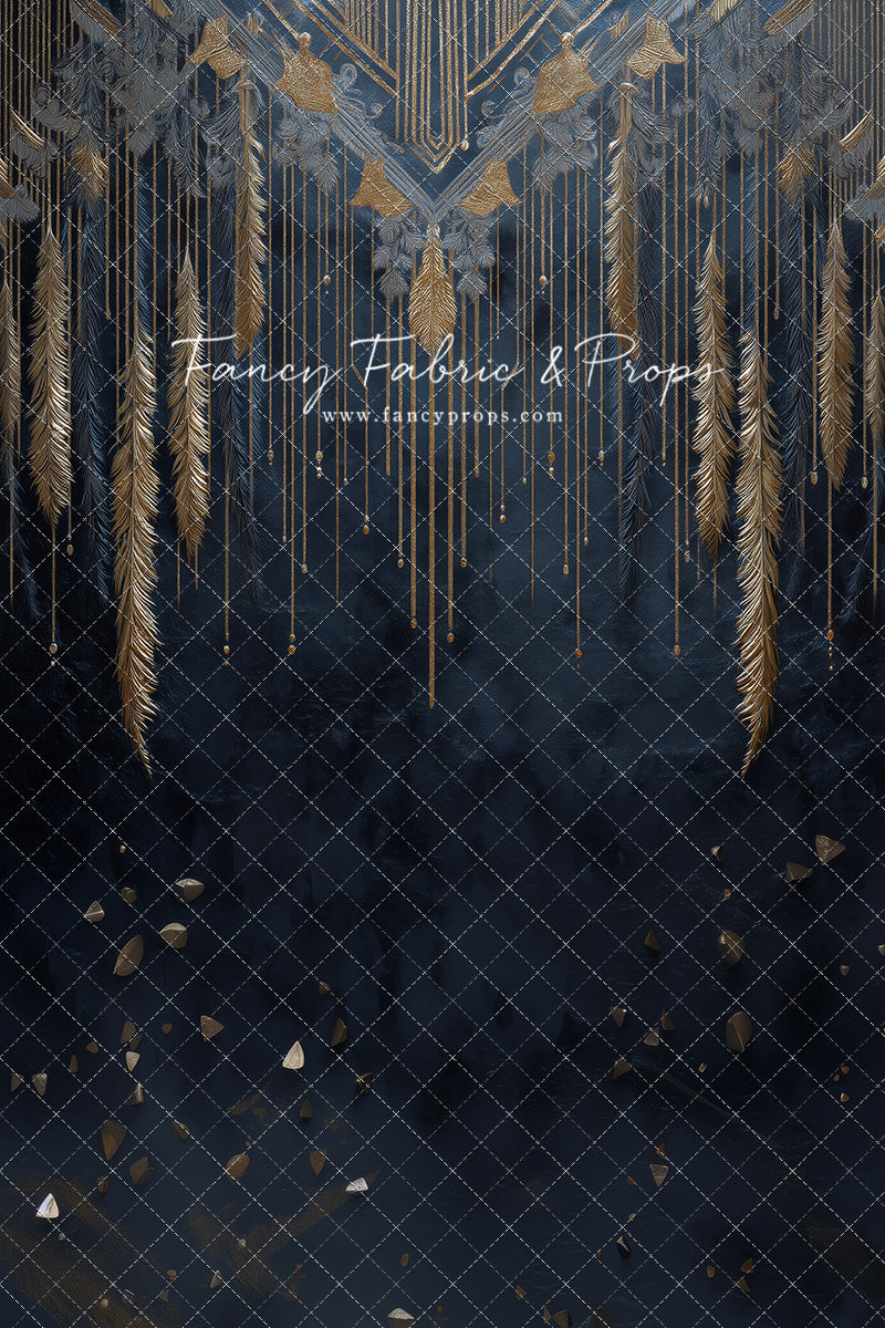 Midnight Feather Cascade - With Sweep Option