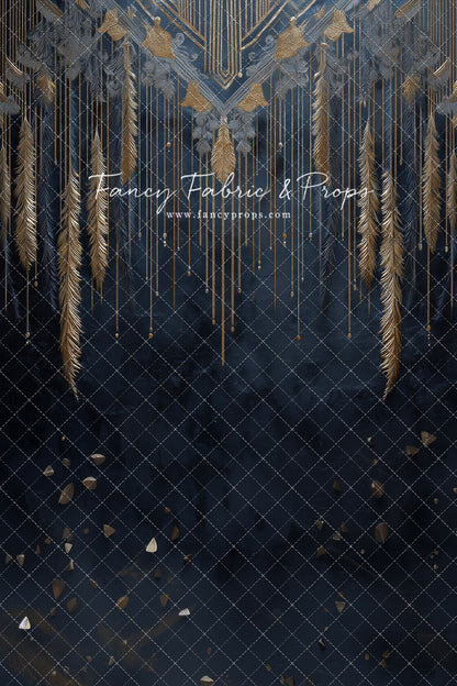 Midnight Feather Cascade - With Sweep Option