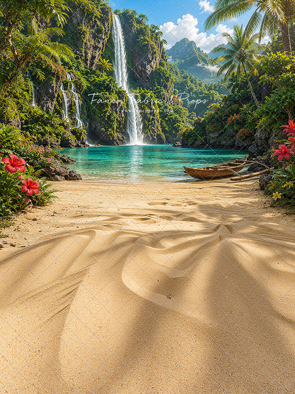 Moana's Waterfall - With Sweep Option
