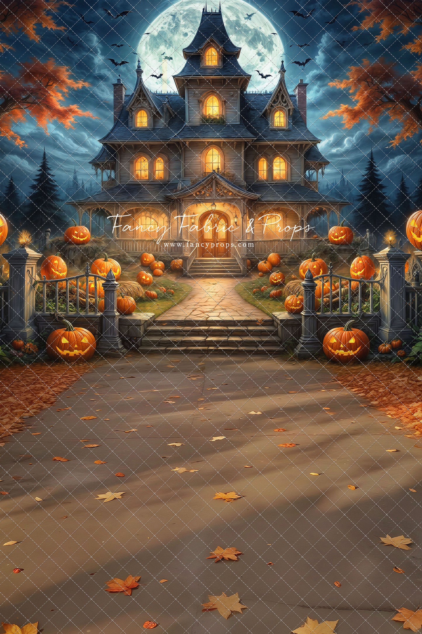 Moonlit Jack-O-Lantern Estate - With Sweep Option