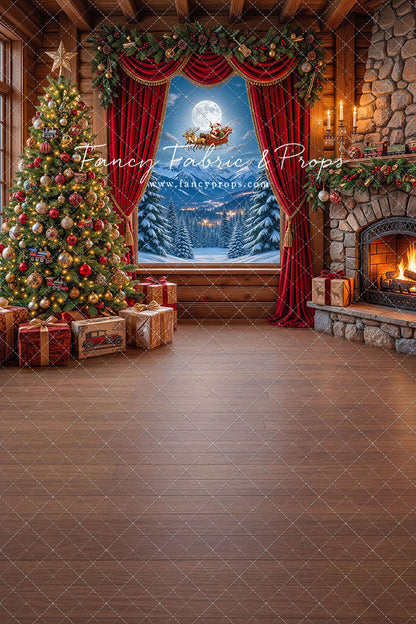Mountain Sleigh View - with Sweep Option