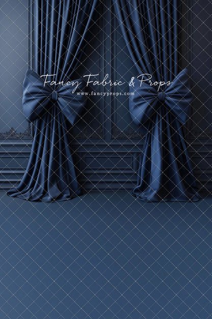 Navy Luxe Bows - With Sweep Option