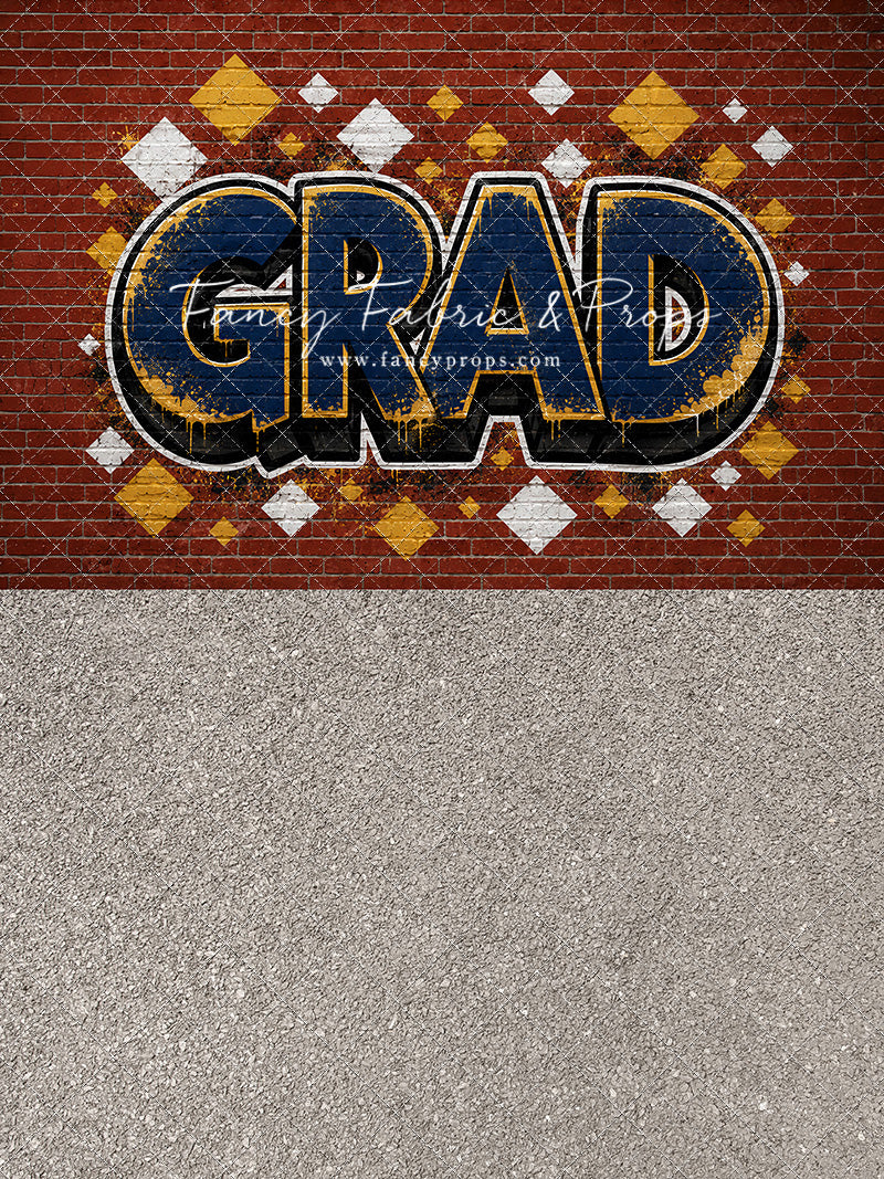 Navy & Gold Grad - With Sweep Option