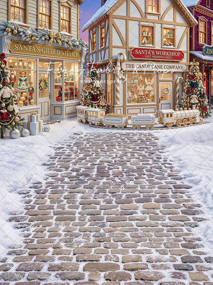 North Pole Village  - with Sweep Option