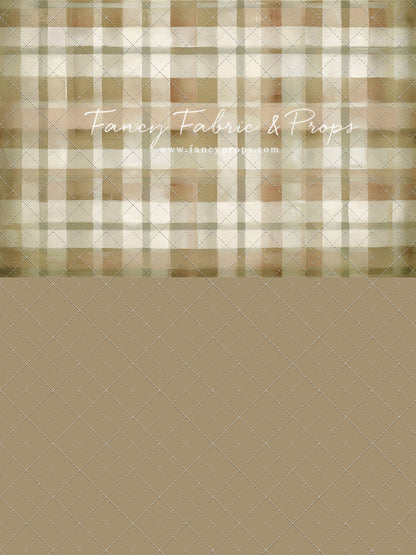 Oatmilk Plaid - With Sweep Option