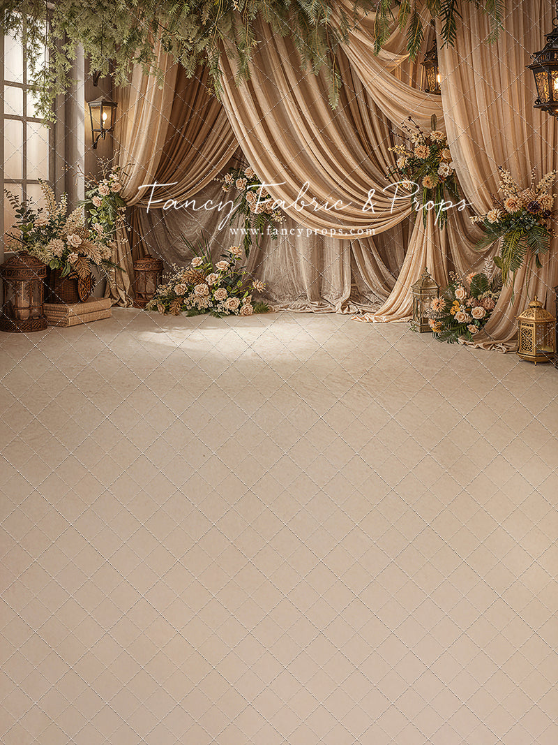 Olive Grove Drapes - With Sweep Option