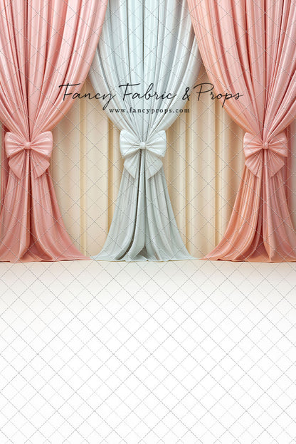 Pastel Bow Swag - With Sweep Option