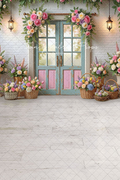 Pastel Garden Doors - With Sweep Option