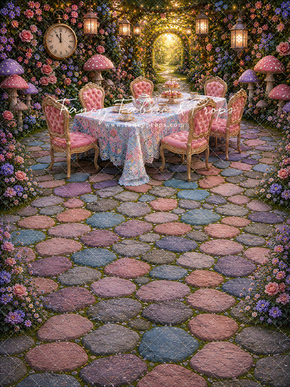 Pastel Tea Party - With Sweep Option