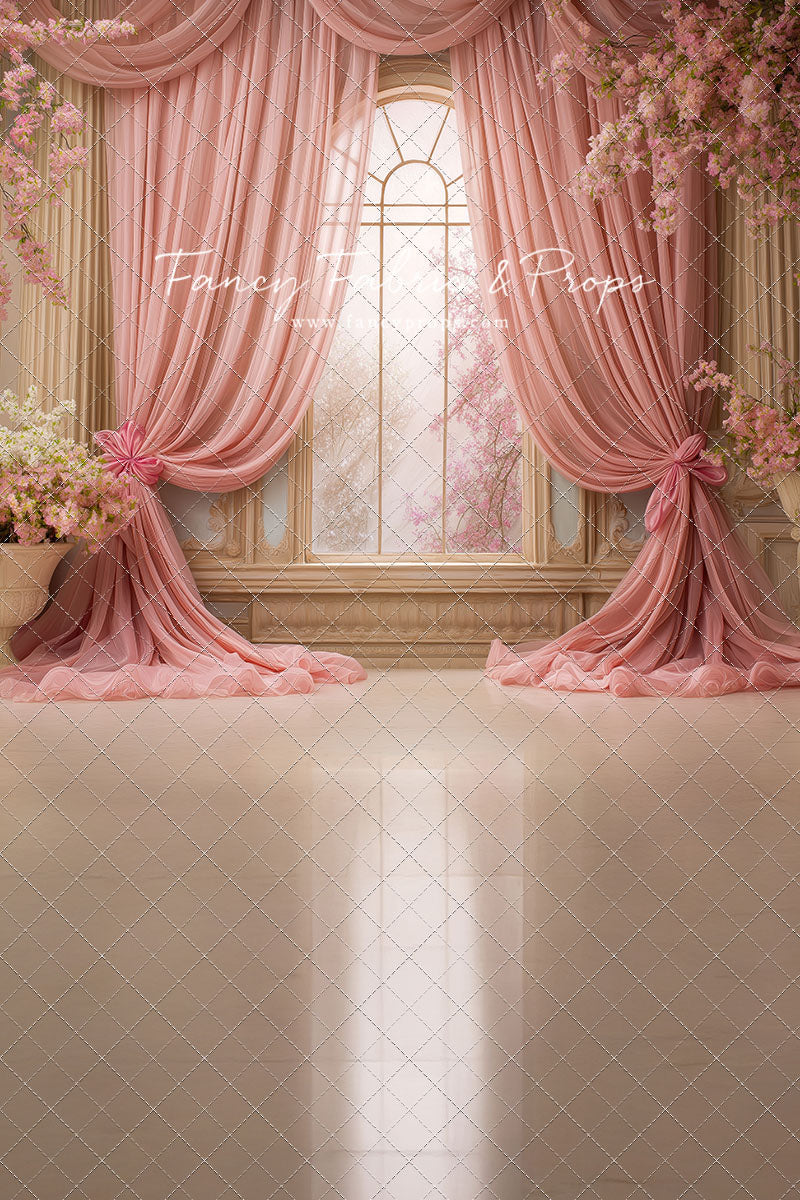 Pink Blossom Parlor - With Sweep Option
