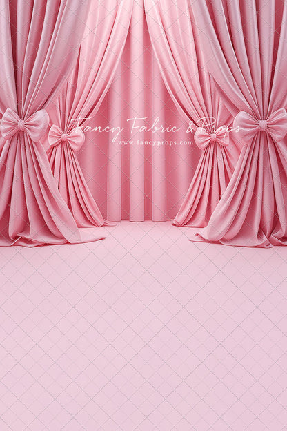 Pink Bow Drama - With Sweep Option