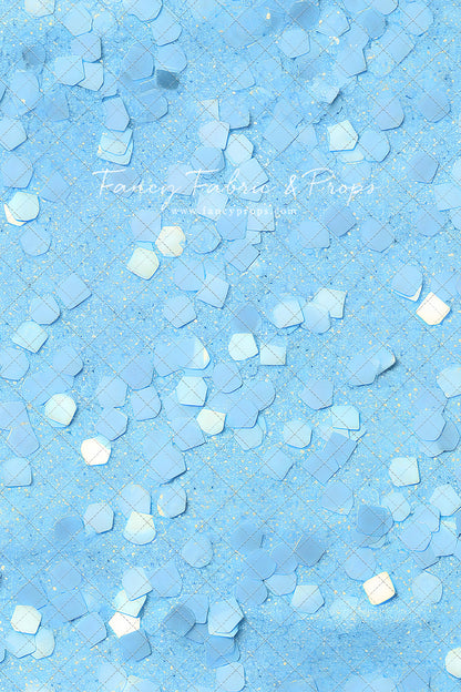 Power Blue Confetti