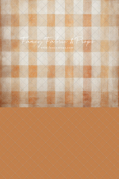 Pumpkin Patch Plaid - With Sweep Option