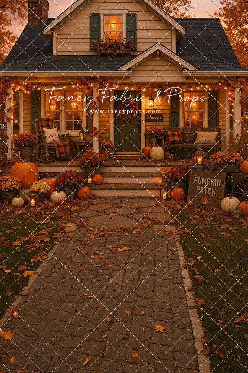 Pumpkin Patch Welcome - With Sweep Option