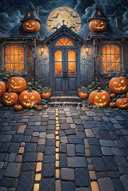 Pumpkin Path to Haunted Manor - With Sweep Option