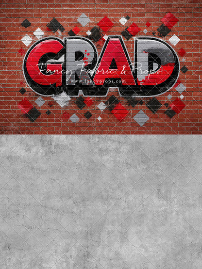 Red, Black & Gray Grad - With Sweep Option