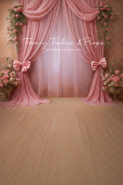 Rose Drapes - With Sweep Option