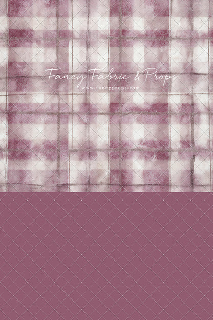 Rose Mist Plaid - With Sweep Option