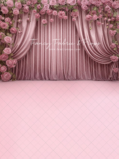Rose Petal Curtain - With Sweep Option