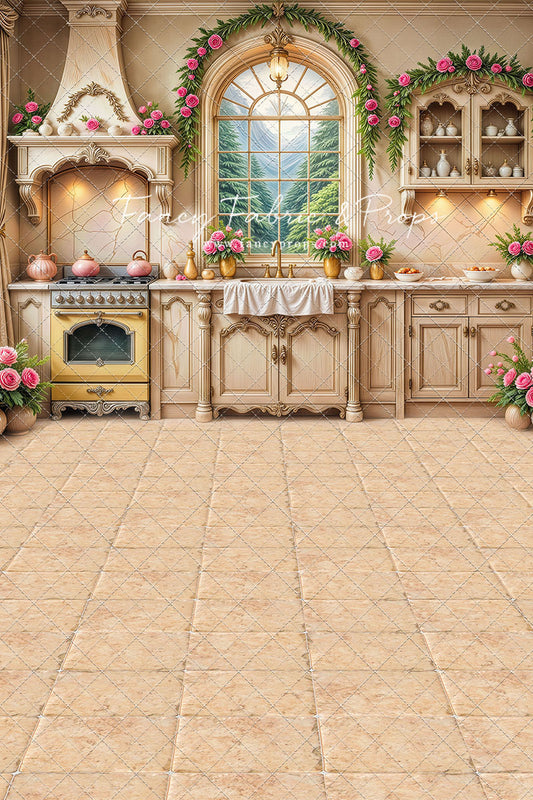 Rosewood Cottage Kitchen - With Sweep Option