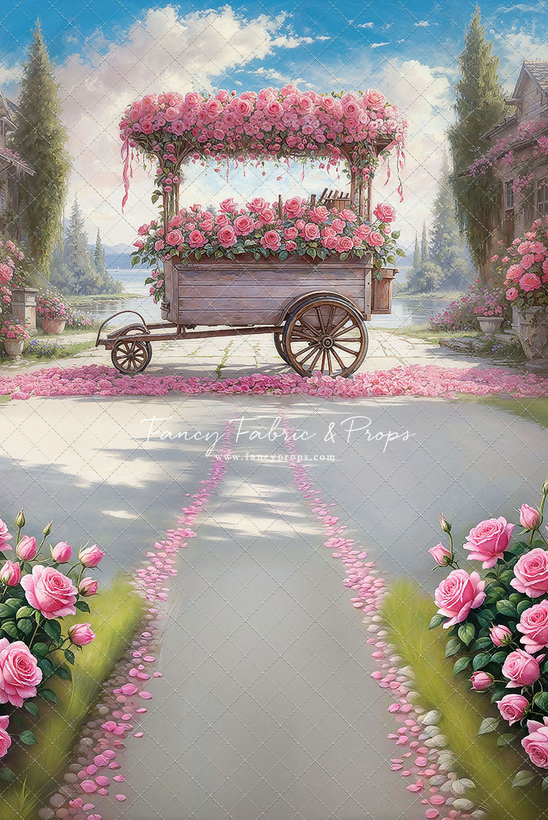Rosy Blossom Cart - With Sweep Option