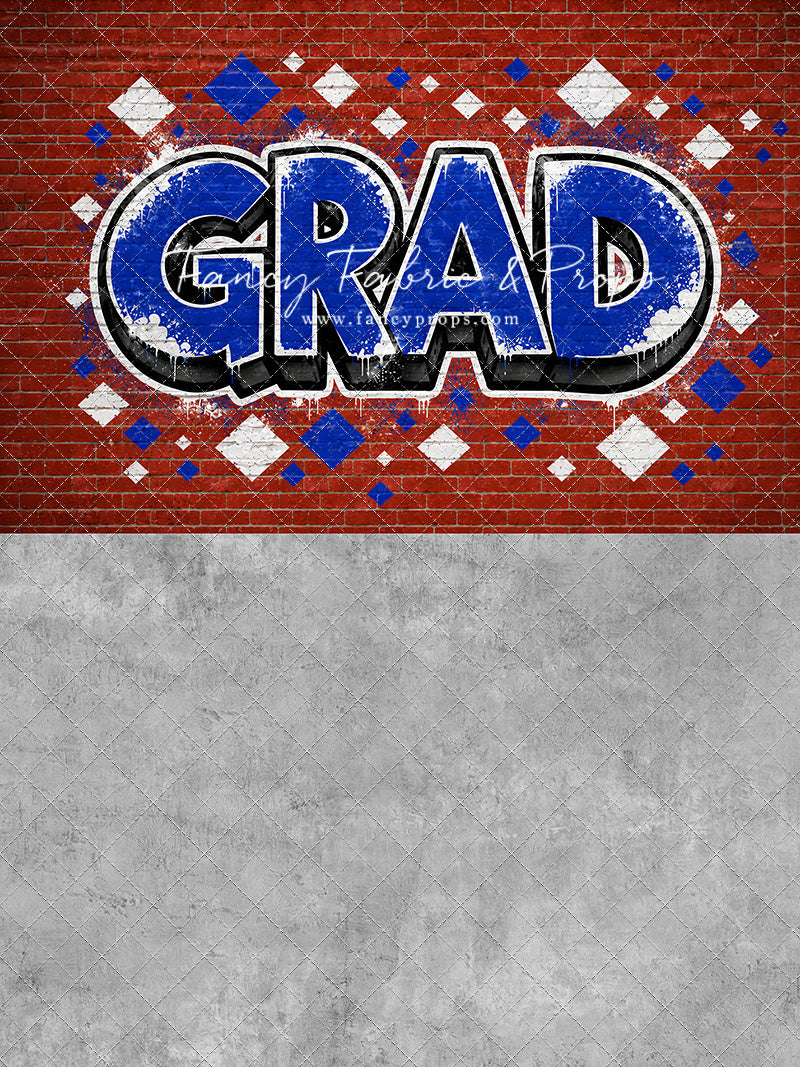 Royal & White Grad - With Sweep Option